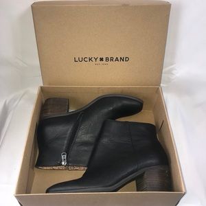 Lucky Brand Leather ankle boots LP-Malvelia 9m